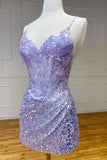 Vintage Sheath Strapless Sequin Lace Homecoming Dresses 18th Birthday Outfits HZ1024