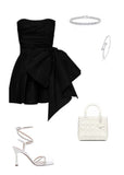 Cute A line Sweetheart Black Short Homecoming Dresses Cocktail Dress HZ1024