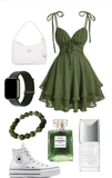 Cute A line Spaghetti Straps Green Homecoming Dress Short Birthday Outfit HZ1024