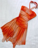 Vintage 18th Birthday A Line Spaghetti Straps Homecoming Dresses Knee Length Party Dress HZ1024