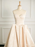 Pretty Ball Gown Sweetheart Satin Long Prom Dresses Party Gown Evening Dress HZ1024