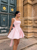 Backless Mini Gown Dress Sexy Homecoming Dress Birthday Outfits HZ1024