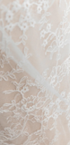 Elegant Mermaid Off The Shoulder Satin Tulle Lace Long Wedding Dresses HZ1024