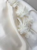 Elegant Mermaid Spaghetti Straps Satin Long Wedding Dresses HZ1024
