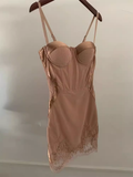 Sexy A Line Straps Brown Birthday Dress Satin Homecoming Dresses HZ1024