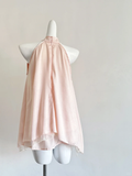 Pretty Chinese Style Halter Satin Lace Short Homecoming Dress 22th Birthday Outfits HZ1024