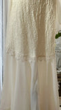 Unique Mermaid V Neck Satin Chiffon Long Prom Dresses Formal Dress HZ1024