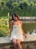 Simple A Line Strapless Chiffon Short Homecoming Dress 18th Birthday Outfits HZ1024