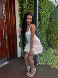 White A line Spaghetti Straps Satin Short Homecoming Dress 17th Birthday Outfits HZ1024