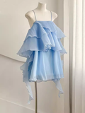 Cute A line Straps 18th Birthday Dress Chiffon Homecoming Dresses HZ1024
