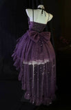 Shiny Ball Gown Spaghetti Straps Tulle Sequin Short Homecoming Dress 19th Birthday Outfits HZ1024