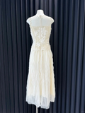 Unique A Line Satin Tulle Lace Applique Long Prom Dresses Formal Dress HZ1024