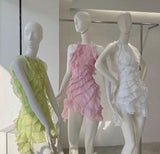 Simple A line Short Birthday Dress Chiffon Homecoming Dresses HZ1024