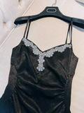 Simple A Line Straps Black Homecoming Dress 21st Birthday Outfit HZ1024