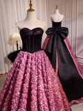 Fairytale A Line Sweetheart Sleeveless Lace Long Prom Dress HZ1024