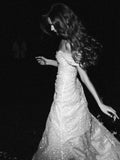 Elegant Sheath Off The Shoulder Sequin Slit Prom Dress Birthday Outfits With Ruffles HZ1024