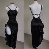 Vintage High Low Halter Burgundy Birthday Outfits Homecoming Dress HZ1024